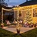 JMEXSUSS 200 LED Christmas Lights Indoor Outdoor, Connectable Warm White Christmas Tree Lights Clear Wire, 66 Ft Twinkle Fairy String Light Plug in for Bedroom Wedding Xmas Tree Decorations