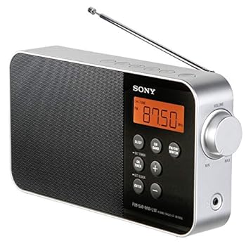 Sony ICF-M780SL Portable Radio (FM/SW/MW/LW, LED Display, FM
