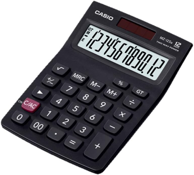 Casio MZ-12SA Desktop Calculator with Square Root and GT Key