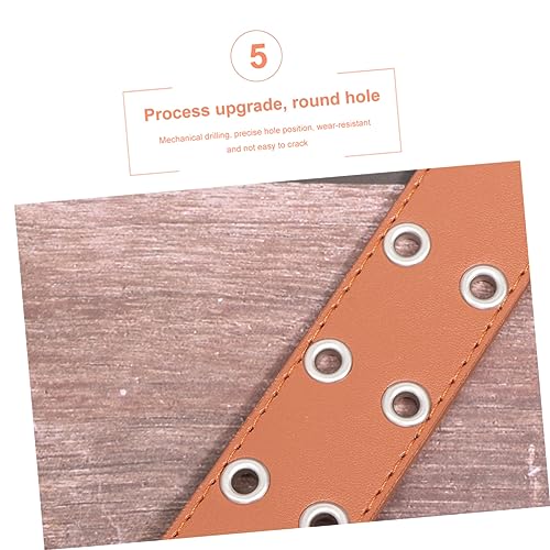 2pcs Ladies Belt Para Mujeres Lumbar Belt Secure Straps for Belt Punk Style3