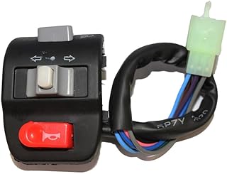 Motorcycle Handlebar Switch Motorcycle Switches Motorbike Horn Button Turn Signal Electric Fog Light Start Handlebar Controller Switch Left Right For Yam&aha
