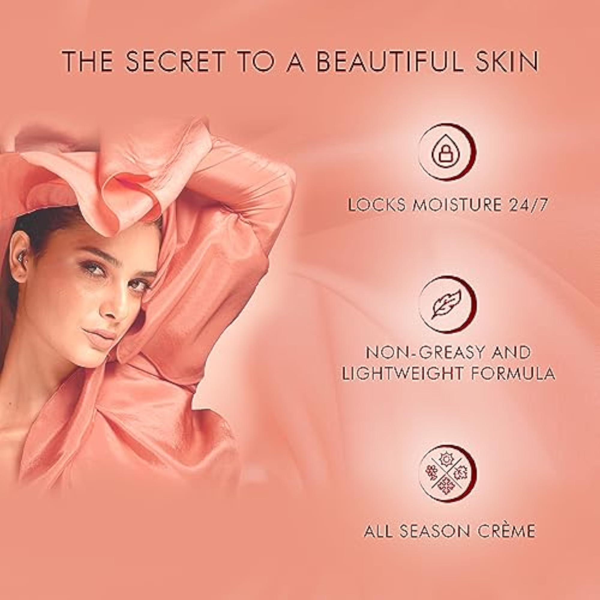 Peach Milk Moisturizer Body Lotion Pack Of 3, Hydrating