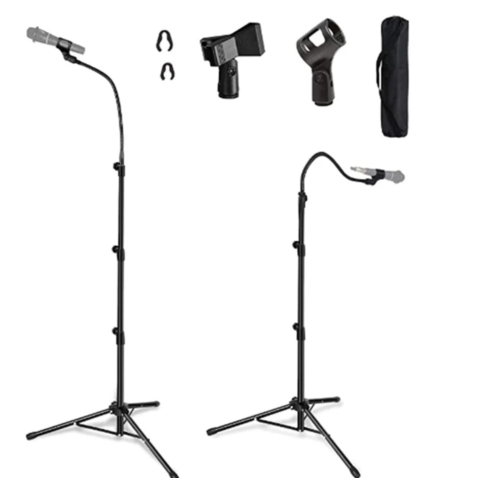 Support De Microphone Trépied for chanter avec sol, amovible, réglable en hauteur, pratique, support de Microphone for Streaming en direct