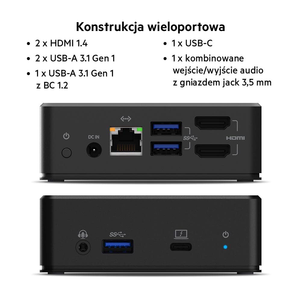 Belkin Stacja dokująca USB-C 2xHDMI 1xRJ-45 3xUSB-A czarna
