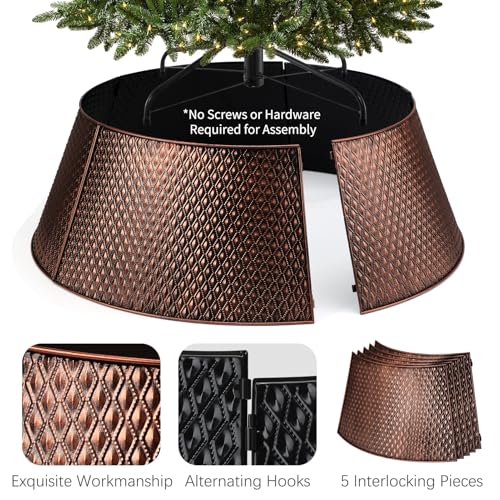 Hatisan 001 Metal Christmas Tree Collar Basket Skirt thumb #3