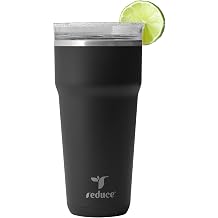 REDUCE Saltini 19 oz Cocktail Tumbler with Lid - Insulated Cocktail Cup