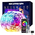 Ledagic Led Lights for Bedroom 150 ft (2 Rolls of 75ft), Music Sync RGB Led Strip Lights with Remote App Control, Color Changing Led Lights for Room Home Kitchen Party Decor
