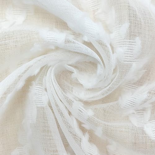 Nappe decoration table blanche Beydodo avec vagues pour repas de fête