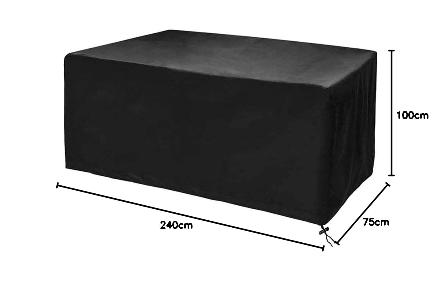 SUEBAIHUO Patio Furniture Covers Customizable size Rectangular Patio Furniture Covers, 300D Oxford Polyester material Windproof, Anti-UV,Durable Waterproof Dustproof Outdoor Cover for Garden — view 6