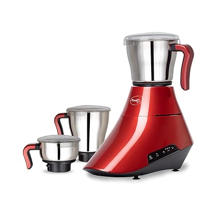 Pigeon by Stovekraft Senso 750 W Mixer Grinder with 3 Stainless Steel Jar for (Juicing, Chutney Making, Dry Grinding, Wet Grinding and Mincing)