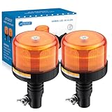 【Super Helligkeit】Unsere Rundumkennleuchten haben 12 Hochleistungs-LEDs. Perfekt für den Einsatz bei Nebel, Regen, Schneefall mudwind Saison ideal für Notfallsituationen.