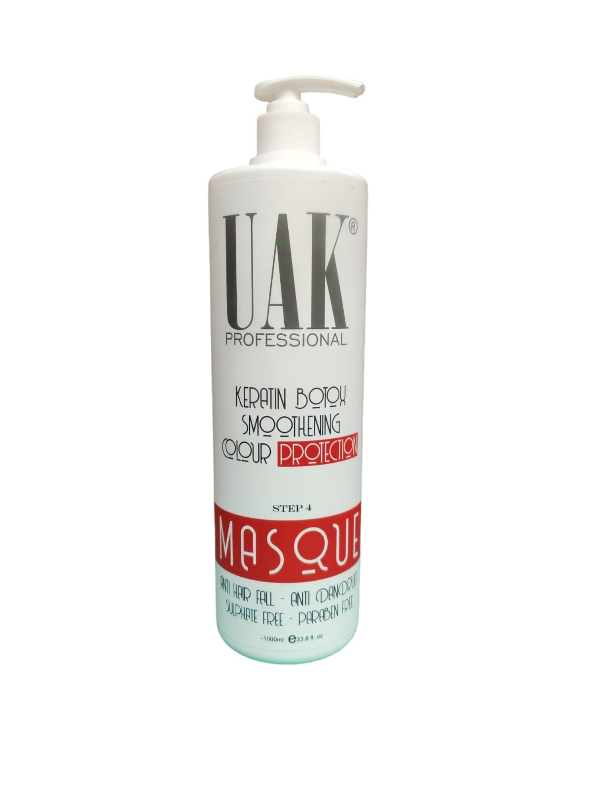 UAK PROFESSIONAL 1000ml Masque Keratin Protection Daily Care (Step 4) Pack of 1 / Ultra Nourishing Post Keratin Hair Masque-image-12