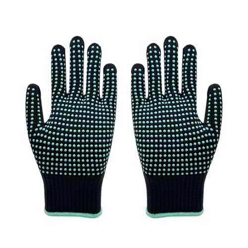 Guanti per cuocere e grigliare cucina all'aperto barbecue cottura sicura con superfici in silicone facile da pulire 1 paio di guanti da forno