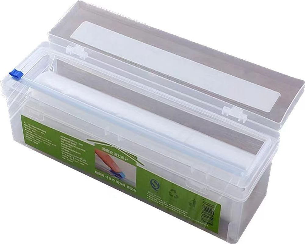 Folienspender Mit Schiebemesser – Nachfüllbar Für Frischhaltefolie, Alufolie & Backpapier, 15–30 Cm Breite, ABS