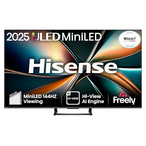 Hisense 50 Inch 50U7QTUK Smart 4K UHD HDR Mini LED Freely TV