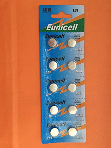 10 Pcs Card Ag10 G10 Lr1130 Lr1131 389A 389 Lr54 Sr54 1.5 Alkaline Battery With Shl Llc Coupon And 2 Year Warantee #TOP4