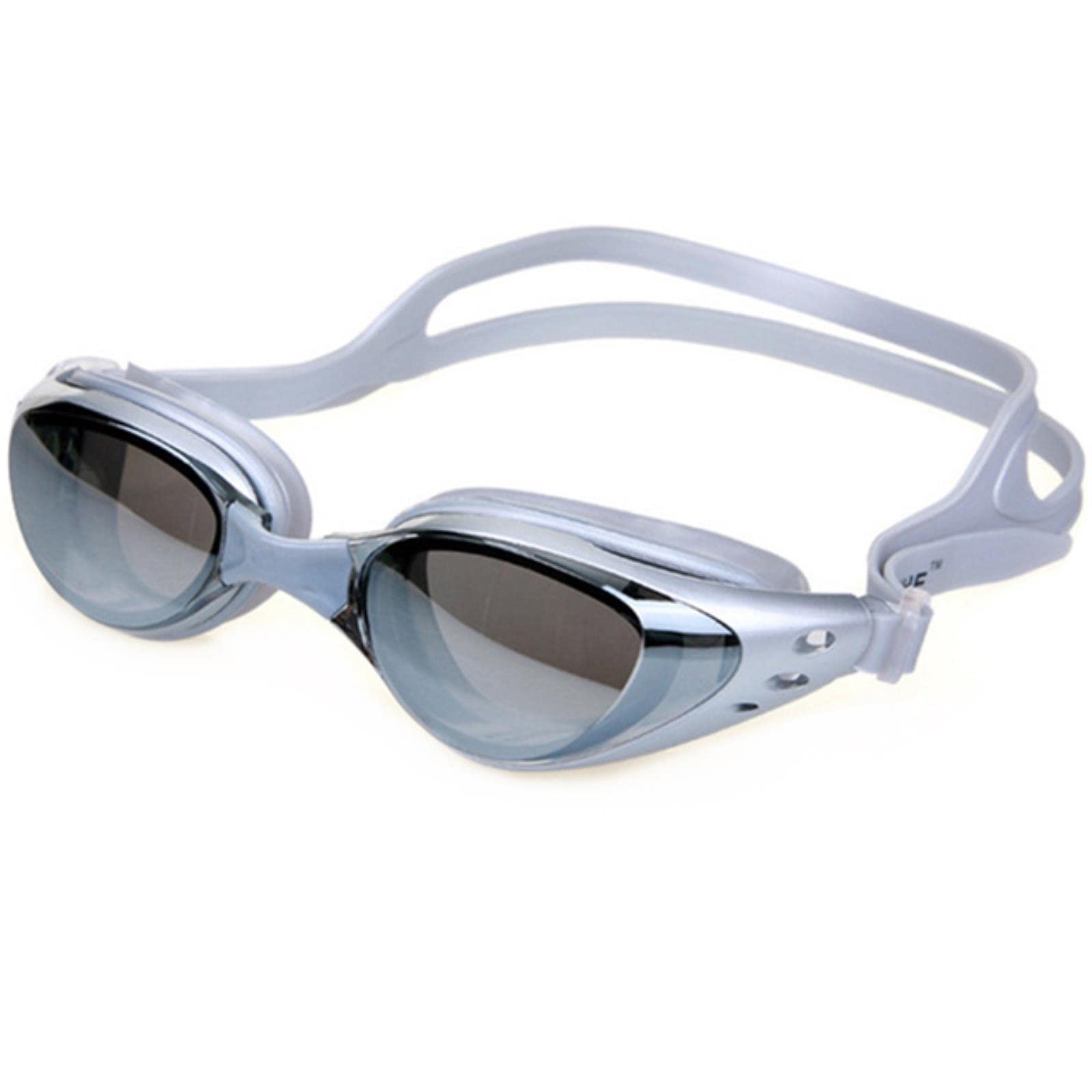 Espejos de baño, Gafas de natación for Hombres y Mujeres, antivaho, con prescripción UV, Impermeables, Silicona, Ajustables, for Piscina, for Adultos, Gafas Buceo
