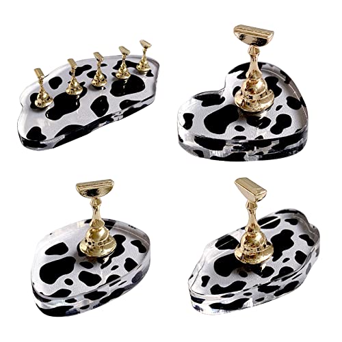 Soporte acrílico para uñas con base magnética miniatura 1