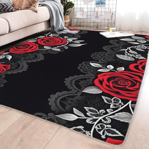 Tapete Decorativo SOFERI 80x60 pulgadas Rojo miniatura 4