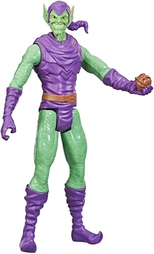 Marvel Titan Hero Series Green Goblin Toy Figura de acción coleccionable de 12 pulgadas, para niños a partir de 4 años