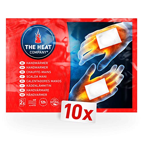Bild 1 THE HEAT COMPANY Handwärmer - 10 Paar - EXTRA WARM - Taschenwärmer Wärmepads - Fingerwärmer: 12 Stunden warme Hände - luftaktiviert