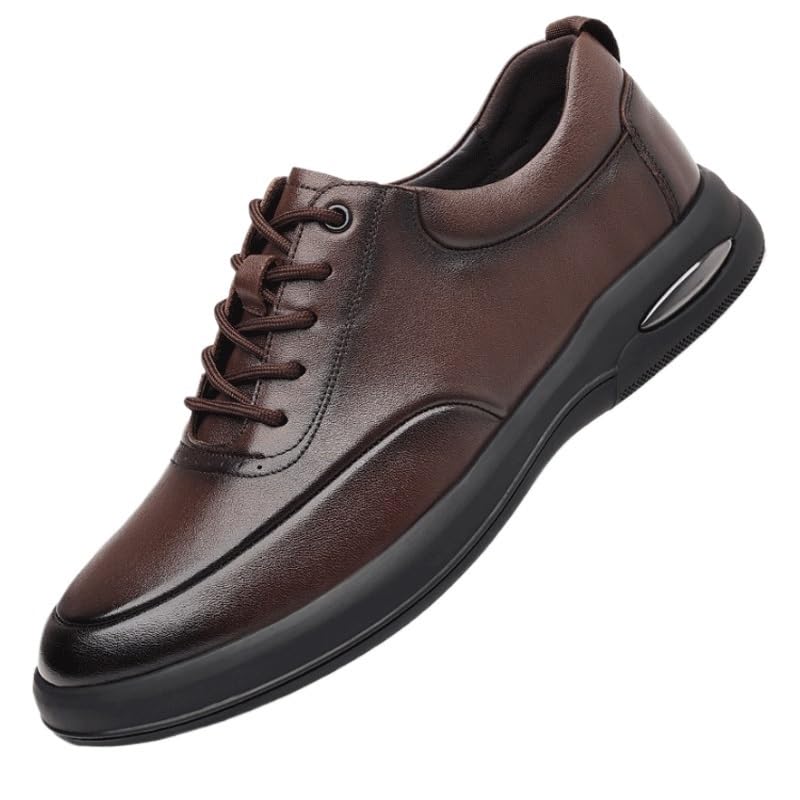 Men's Classic Oxford Shoes, Slip-On Casual Dress Business Shoes Lightweight Comfortable Walking Sneakers