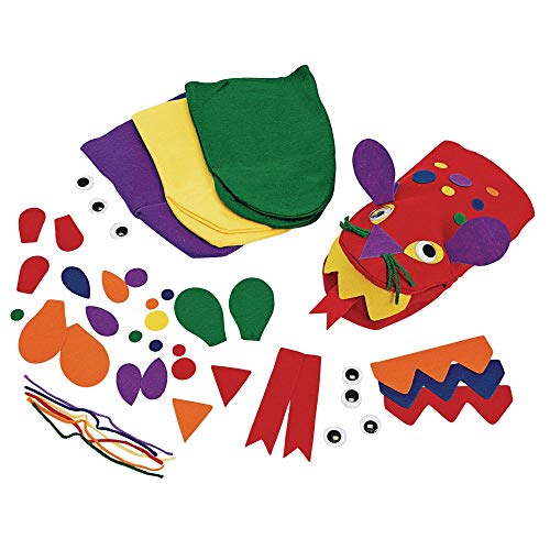 Colorations HPUPKIT Felt Imaginary Hand Puppet Craft Kit thumb #1