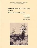 Background to Prehistory of the Yuha Desert Region B004MCW046 Book Cover
