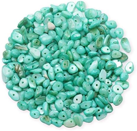 Yholin Irregular Stone Chips Beads Bulk - Hole Drilled Natural Gemstone Amethyst, Crystal Tumbled Chips Stone Healing Crushed Rock Beads for DIY Craft Earring Jewelry Making and Home Decor,1 Strand