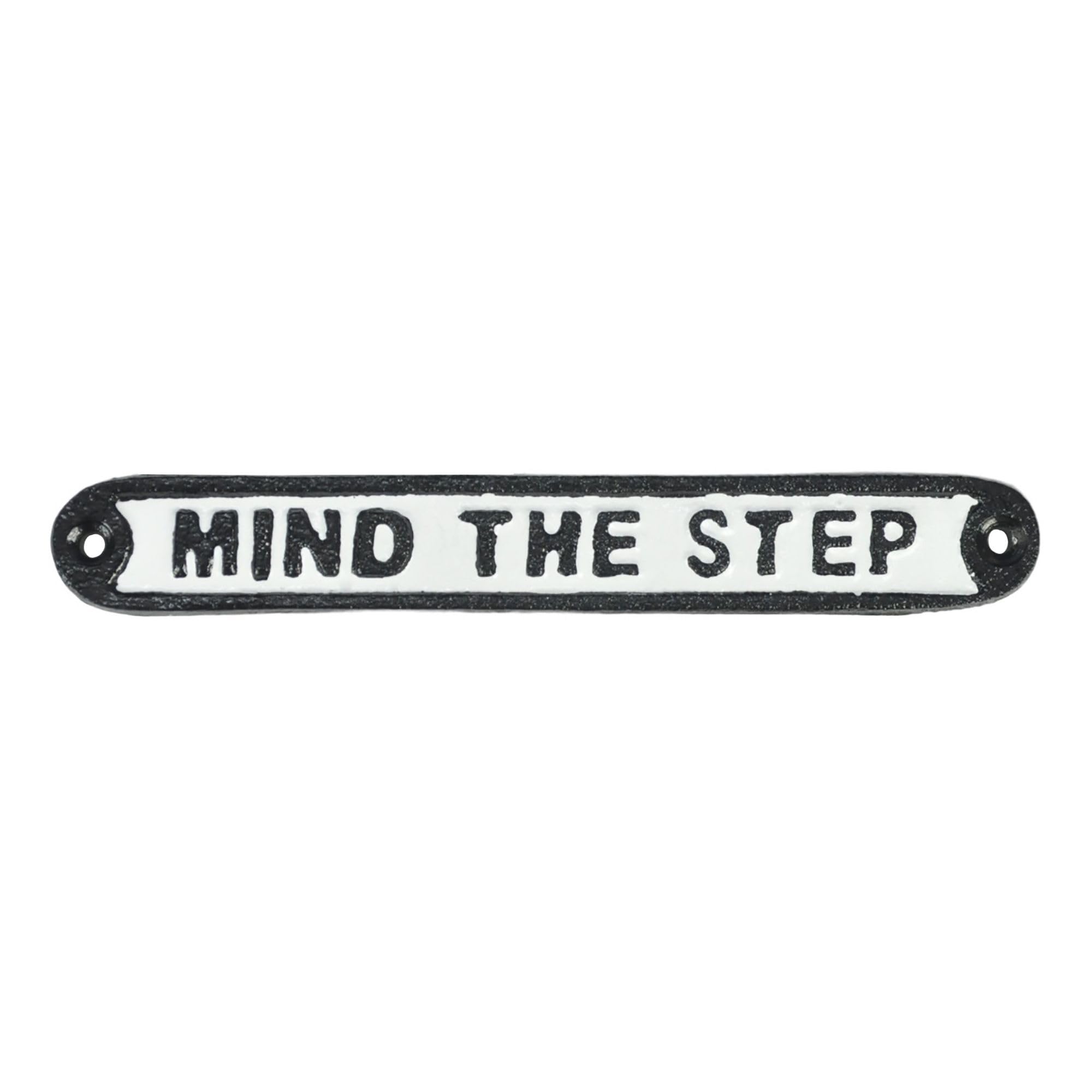 Vintage Style, Cast Metal Sign, Mind The Step Plaque
