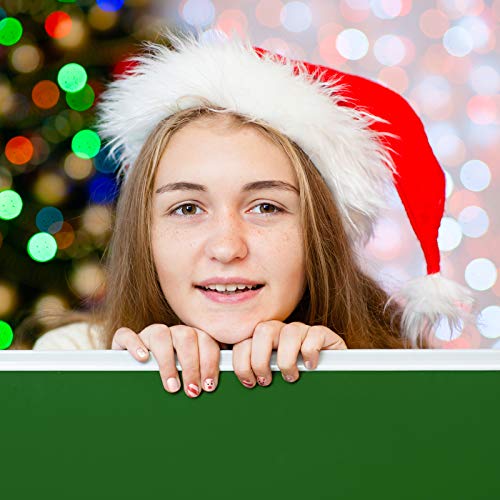120 Pieces Girls Press on Nails Fake Nails Artificial Nail Tips Children Full Cover Short False Fingernails for Girls Kids Nail Art Decoration (Christmas Pattern) - Thumbnail 4