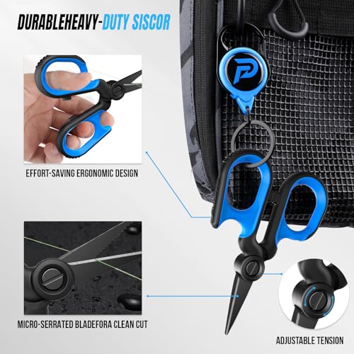 Image of PLUSINNO Fishing Gear, Fishing Tools, Fishing Accessories, Corrosion Resistant Fishing Pliers Kit, Fishing Knife, Floating Fish Lip Gripper Fishing Gifts for Men, Gifts for Fishermen