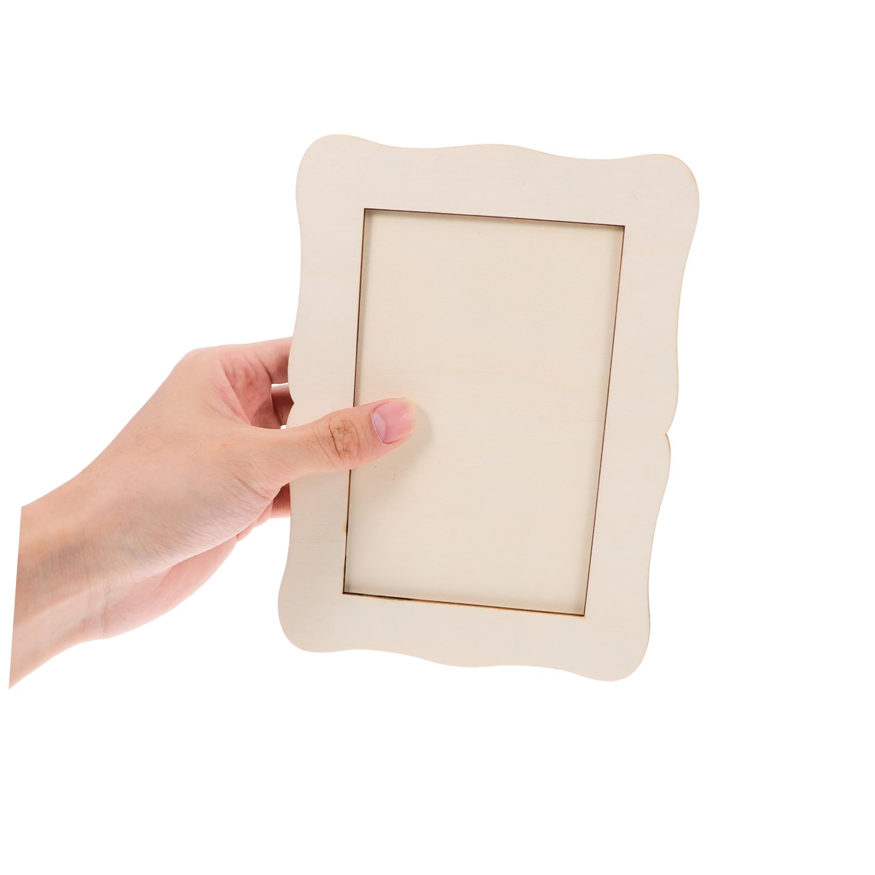 Toddmomy 15 Pezzi Cornice per Foto Fai da Te in Legno, Cornice Vuota Verniciabile, Set per Bricolage e Pittura, per Compleanni e Matrimoni