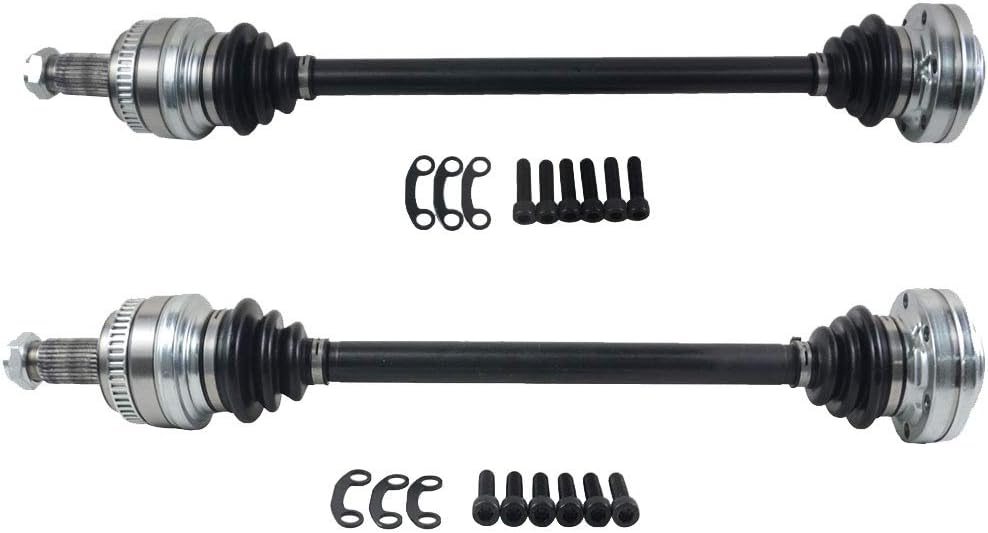 CDYSS Pair Driveshaft CV Joint Rear Left+Right 33207524044 33207537607 31217540115 33217529914