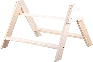 POPETPOP Chicken Perch- Roosting Perch Chick Perch Toys for Coop Chick Stand Trainning Perch Chicken Roosting Bars for Chickens Chicken Coop Perch Hens Chicken Wood Stand