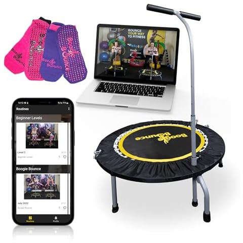 Boogie Bounce Rebounder with App & Workouts Cover