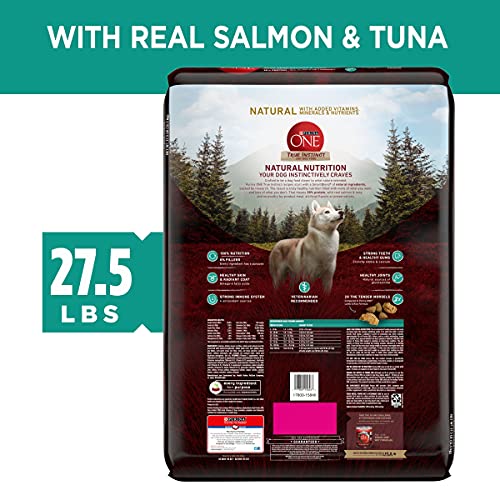 Purina ONE High Protein, Natural Dry Dog Food, True Instinct With Real Salmon & Tuna - 27.5 lb. Bag - Image 7