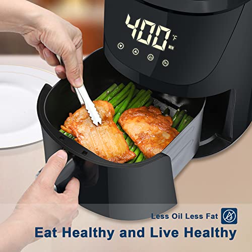 LATURE 4.2 QT Air Fryer Oven Cooker with Temperature and Time Con