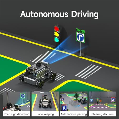 Image of Yahboom ROS2 Robot Rosmaster M1 Embedded Intelligence,AI Large Model,SLAM Navigation,Development Boards Available (Superior Ver with RDK-X5-8GB)