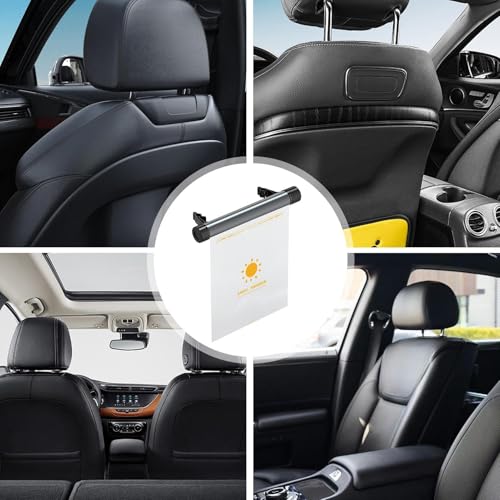 Cubo de basura para asiento de coche con soporte de bolsas con ruedas 6