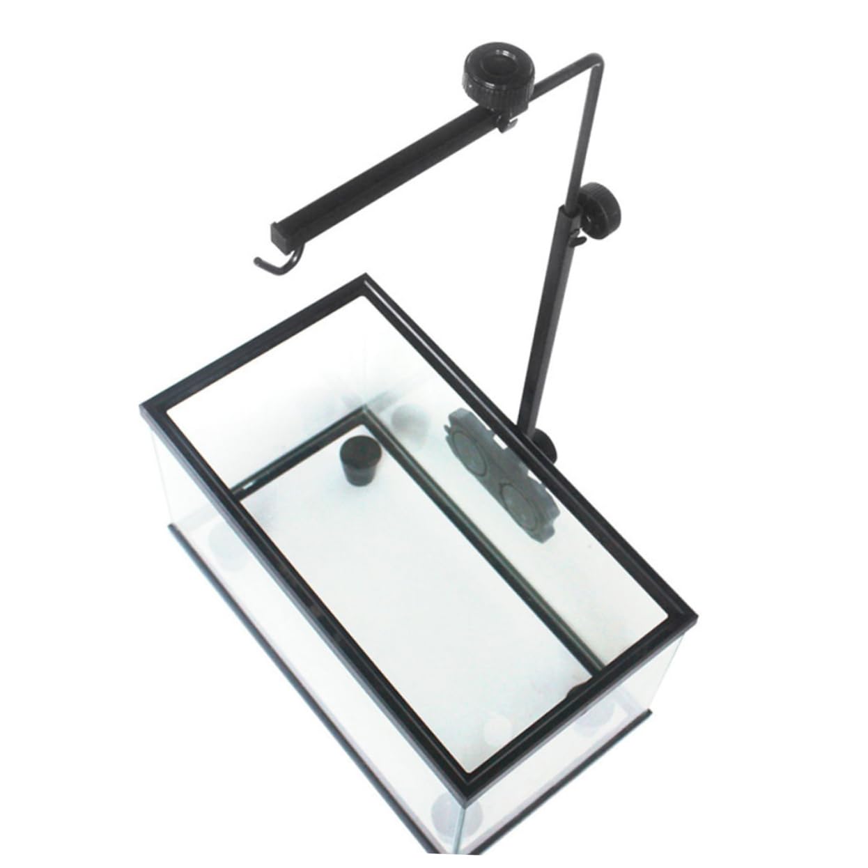 Abaodam Supporto Lampada Rettile per Acquari e Tartarughe Staffa Alta Durata per Lampade Riscaldanti e Illuminazione Terrari Accessorio Multifunzionale per Serbatoi Pesci e Rettili