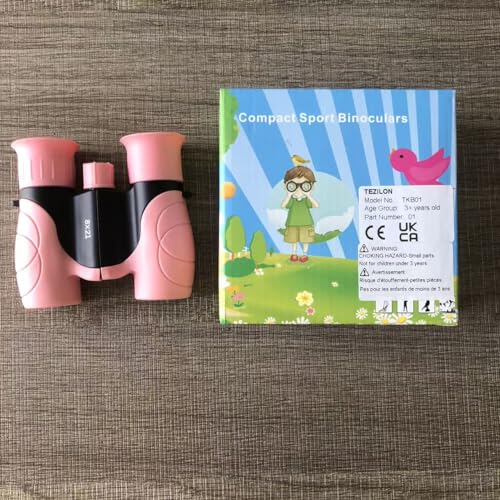 Binoculares para niños 8x21 alta resolución para observación de aves miniatura 7