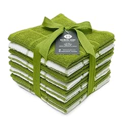 Green (Solid and Checks) 8 Pack