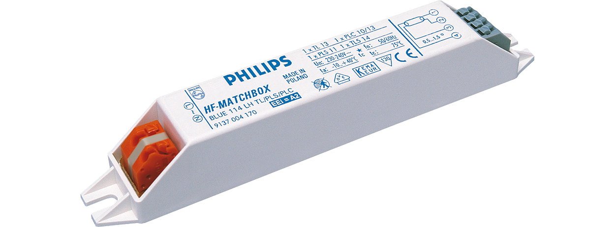 Philips HF-M Blue 128 LH TL5 230-240V Fluorescent Ballast for 1 x 28W T5