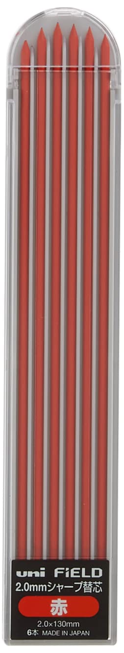 Unii Mitsubishi Pencil Refill for Mechanical Drafting Pen, Field 2.0mm, Red (U20310P.15) : Office Products