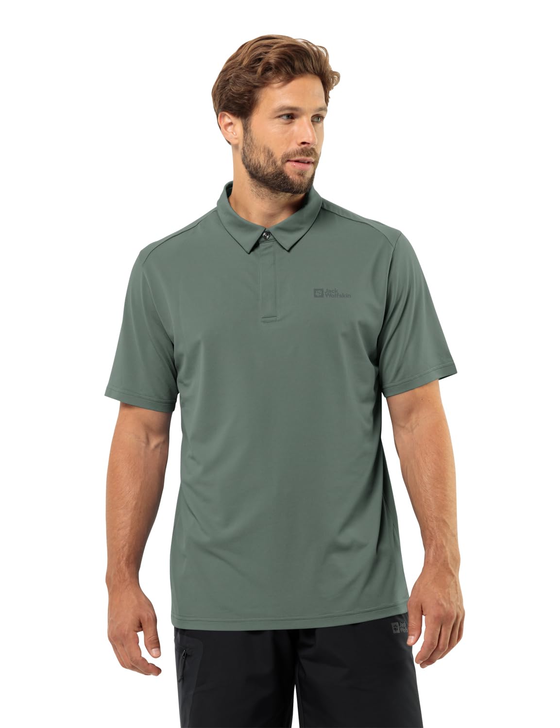 Jack Wolfskin Delgami Polo M, Hedge Green, S