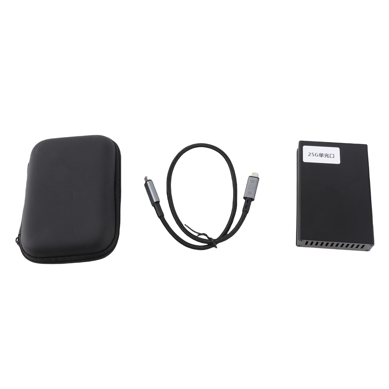 Scheda di Rete 25G Adattatore Leggero in Lega di Alluminio Ad Alta velocità per un Trasferimento Rapido dei Dati Portatile per Laptop e Desktop (Porta unica)