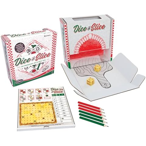 ThinkFun Dice & Slice Roll & Write Game Cover