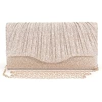 MLPKOI Bolso Mujer, Bolsos Clutch Fiesta de Noche Brillante con