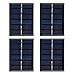 Produktbild Alomejor1 4Pcs Solarpanel 3V 0,3W Polysilicium Solarpanel Leichtes Solarladegerät Power Board Ladegerät für Geräte mit geringem Stromverbrauch
